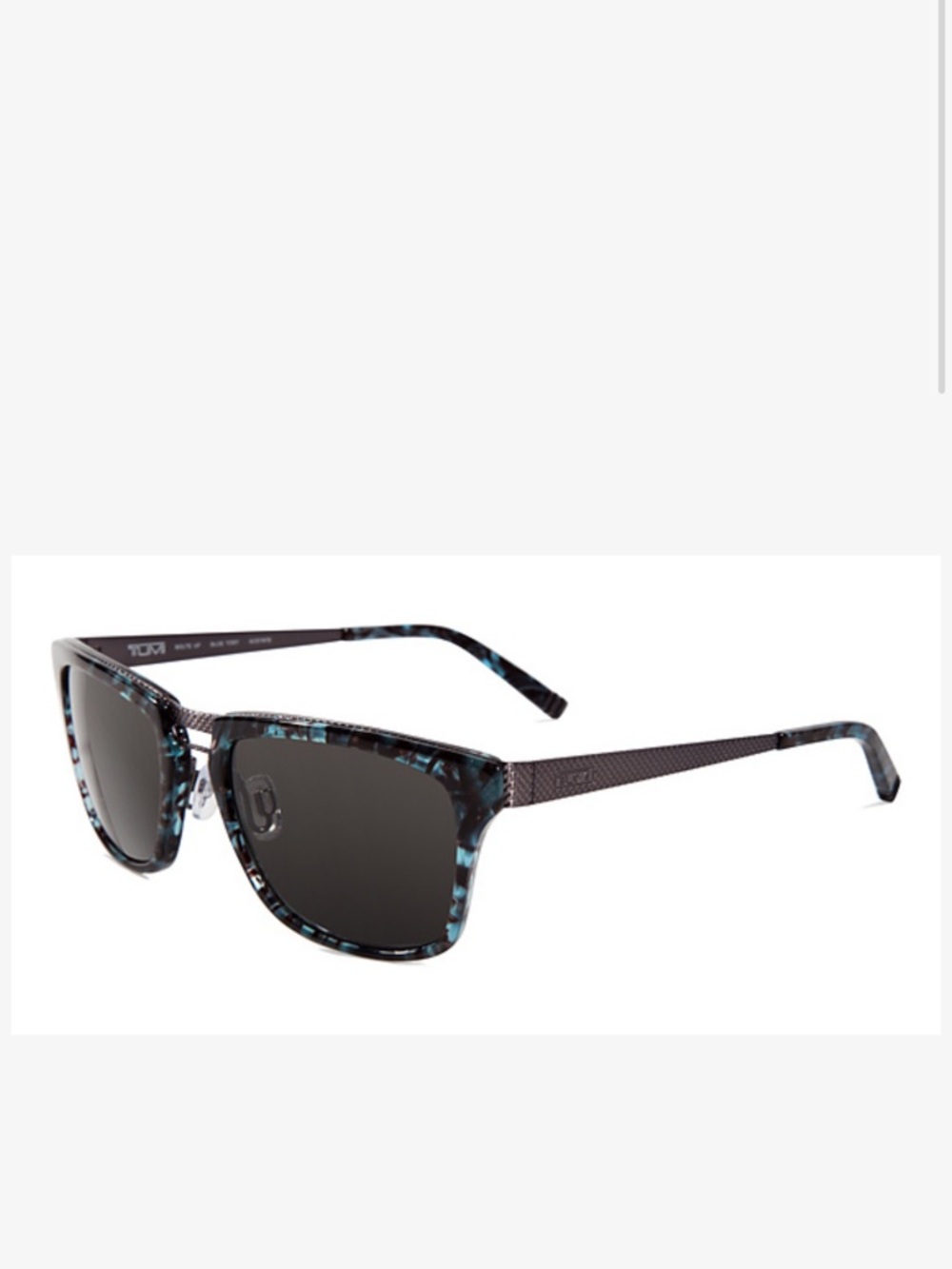 Tumi Bolte UF Blue Tortoise Polarized ZR3 Zeiss Cat 3 unisex sunglasses
